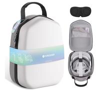 Foregoer Hard Carrying Case Compatible with Meta Quest 3S/Quest 3/Oculus Quest 2 Official Original/Elite Strap VR Gaming Headset, Portable Travel Vision Pro Case for Touch Controllers Accessories