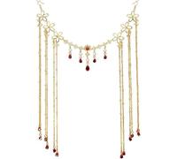 Forehead Pendant Retro Headband Flower Geometric Chain Personality Water Drop Fringe Hair Accessories