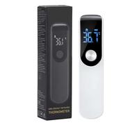 Forehead Thermometer for Adults and Kids, No Touch Infrared Digital With Fever Alarm, ℃ / ℉, Instant Reading, Temperature (White)