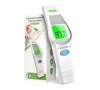 Forehead Thermometer for Kids Adults, Non-Contact Infrared Baby Thermometer, Digital Thermometers with a Large LCD Backlight Display, Memory Function, Fever Alarm