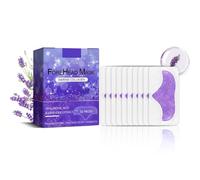 Forehead Wrinkle Patches 10pcs, Lavender Anti-Wrinkle Patches Smooth Fine Lines and Wrinkles with Collagen, Hyaluronic Acid, Pearl Extract(Lavender)