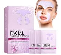 Forehead Wrinkle Patches,Anti-Slip Overnight Face Wrinkles Patch,Forehead Wrinkle Patches and Smile Line,Moisturising Anti-Aging,Smoothing & Firming for Women & Men