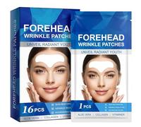 Forehead Wrinkle Patches Anti Wrinkle Patches 16PCS Aloe Vera Forehead Patches Hydrates Smooth Fine Lines & Wrinkles Enhances Elasticity Reduces Signs of Aging for All Skin Types