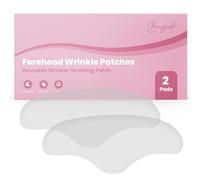 Forehead Wrinkle Patches | Non-Invasive Reusable Skin Care Solution | Fine Lines and Wrinkles Smoothing | Pairs with Eye Patches and Face Tape | Long-Lasting Skin Pads for a Smoother Look | Pack of 2