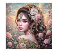 Foreign Beauties Flower 1000 Piece Jigsaw Puzzles for Adults, Colourful, Fun, Challenging and Brainteasing Adults jigsaw puzzles 1000 Pieces, Beautiful Decoration Puzzle