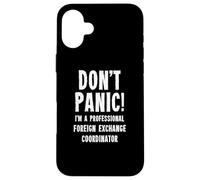 Foreign Exchange Coordinator Case for iPhone 16 Plus