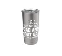 Foreign Host Family Dad Father Title Exchange Student Gift Stainless Steel Insulated Tumbler