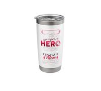 Foreign Host Family Mom Not Hero Exchange Student Gift Stainless Steel Insulated Tumbler