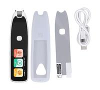 Foreign Language Scanner, Fast Response Pen Scanner and ACC HiFi Speaker Offline Control for Learning Courses (White)