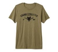 Foreign Legion Paratrooper T-Shirt - 2 Rep (Distressed) Premium T-Shirt