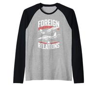 Foreign Relations Raglan Baseball Tee