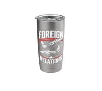 Foreign Relations Stainless Steel Insulated Tumbler