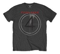 Foreigner 4 Official Tee T-Shirt Mens Unisex (Large) Grey
