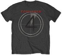 Foreigner 4 Rock Band Music Hard Rock Music TEE T Shirt Black(XX-Large)
