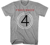 Foreigner 4 Studio Album Men's T Shirt Cover Art 80S Concert Tour Top(Small)