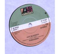 Foreigner - Foreigner Hot-Blooded 7" Atlantic K11167 EX/EX 1978 red vinyl