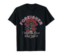 Foreigner I Want to Know What Love is Rose T-Shirt