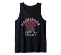 Foreigner I Want to Know What Love is Rose Tank Top