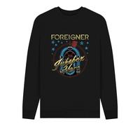 Foreigner Men's Jukebox Hero Graphic Sweatshirt in Black | Size: XL Foreigner Black XL