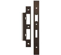 Forend Strike & Fixing Pack For DIN Euro Sash & Bathroom Lock Matt Bronze Loops Multi One Size
