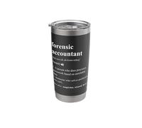 Forensic Accountant Funny Dictionary Definition Stainless Steel Insulated Tumbler