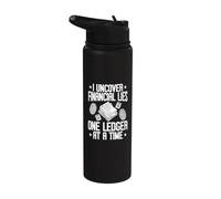 Forensic Accountant Stainless Steel Insulated Water Bottle