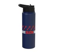 Forensic Analyst Collects Evidence, Crime Lab Stainless Steel Insulated Water Bottle