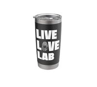 Forensic Analyst in Live Love Lab Crime Lab Stainless Steel Insulated Tumbler