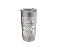 Forensic Analyst Mode Activated Squad Crime Lab Stainless Steel Insulated Tumbler