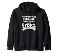 Forensic Anthropologists Human Remains Analysis Crime Scene Zip Hoodie
