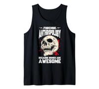 Forensic Anthropology Skull Design Tank Top