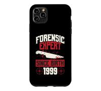 Forensic Expert Since Birth 1999 True Crime Themed Birthday Case for iPhone 11 Pro Max