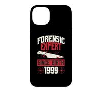 Forensic Expert Since Birth 1999 True Crime Themed Birthday Case for iPhone 13