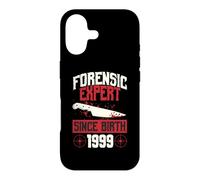 Forensic Expert Since Birth 1999 True Crime Themed Birthday Case for iPhone 17