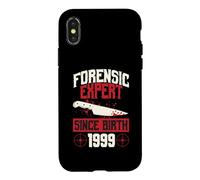 Forensic Expert Since Birth 1999 True Crime Themed Birthday Case for iPhone X/XS