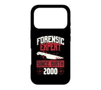 Forensic Expert Since Birth 2000 True Crime Themed Birthday Case for iPhone 17 Pro