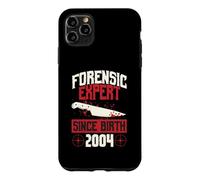 Forensic Expert Since Birth 2004 True Crime Themed Birthday Case for iPhone 11 Pro Max