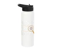 Forensic Files Addict Forensic Scientist Apparel Stainless Steel Insulated Water Bottle