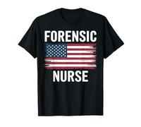 Forensic Nurse American Flag Nurse Nursing T-Shirt