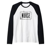 Forensic Nurse Hospital Nursing for Women Men Forensic Nurse Raglan Baseball Tee