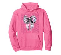 Forensic Nurse Nursing FNE Fingerprint Girl Coquette Bow Pullover Hoodie