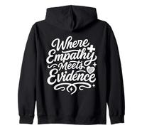 Forensic Nurse Practitioner Empathy Meets Evidence Coroner Zip Hoodie