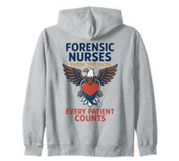 Forensic Nurse Practitioner Every Patient Counts Coroner Zip Hoodie