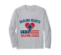 Forensic Nurse Practitioner Healing Hearts Coroner Nursing Long Sleeve T-Shirt