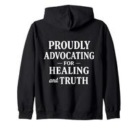 Forensic Nurse Practitioner Healing & Truth Coroner Nursing Zip Hoodie