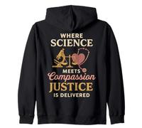 Forensic Nurse Practitioner Justice Is Delivered Coroner Zip Hoodie