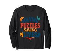 Forensic Nurse Practitioner Puzzles Saving Lives Coroner Long Sleeve T-Shirt