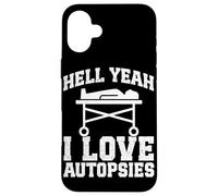Forensic Pathologist I love Autopsy Tech Funny Pathology Case for iPhone 16 Plus