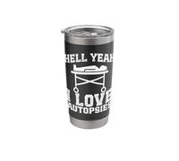 Forensic Pathologist I Love Autopsy Tech Funny Pathology Stainless Steel Insulated Tumbler