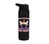 Forensic Psychologicorn Like Normal Forensic Psychology Stainless Steel Insulated Water Bottle